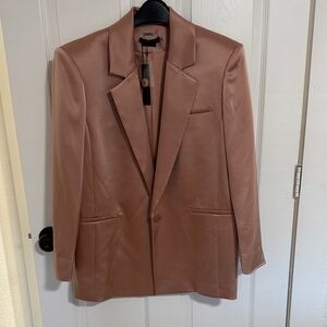 Alice + Olivia Rose Gold Blazer